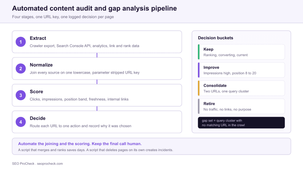 How can you streamline your content audit and gap analysis with automation tools? 3 How can you streamline your content audit and gap analysis with automation tools?
