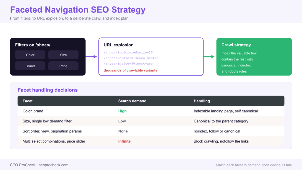 Faceted navigation seo strategy 3 Faceted navigation seo strategy