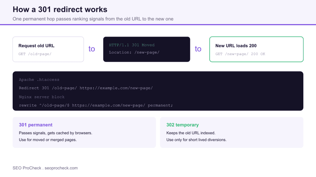 How to set up 301 redirects 3 How to set up 301 redirects