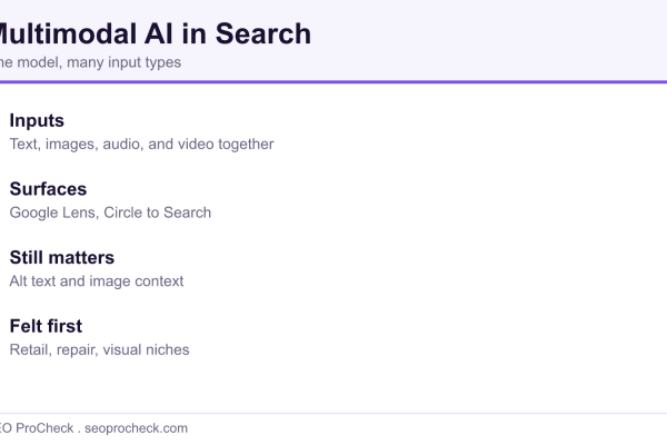 Overview of multimodal AI inputs and the search surfaces where images and text combine on seoprocheck.com