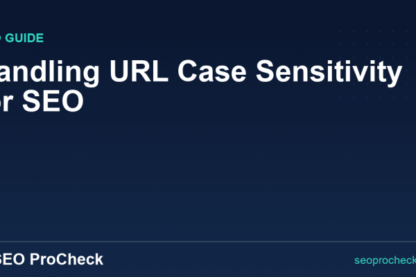 Handling URL Case Sensitivity for SEO