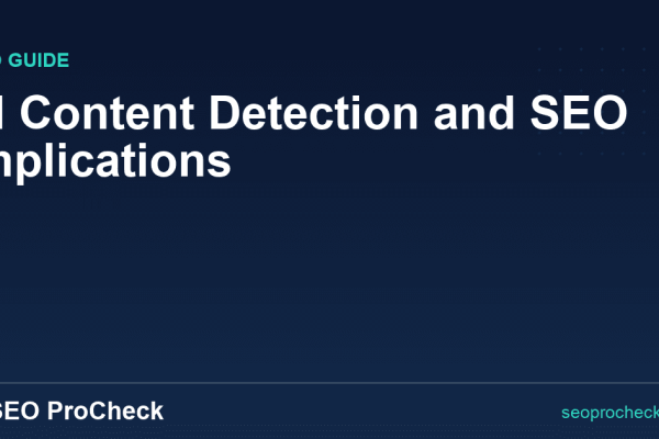 AI Content Detection and SEO Implications