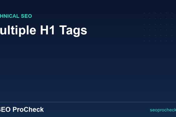 Multiple H1 Tags