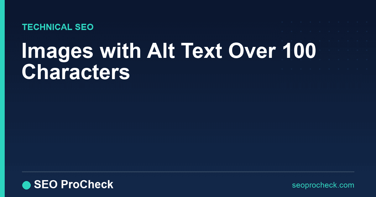 Images with alt text over 100 characters