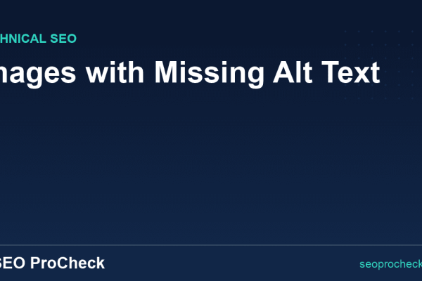 Images with Missing Alt Text