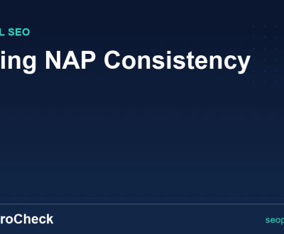 Missing NAP Consistency