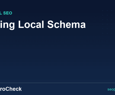 Missing Local Schema