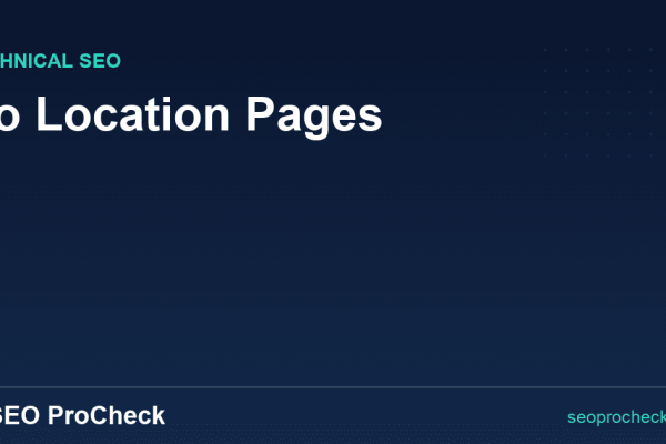 No Location Pages