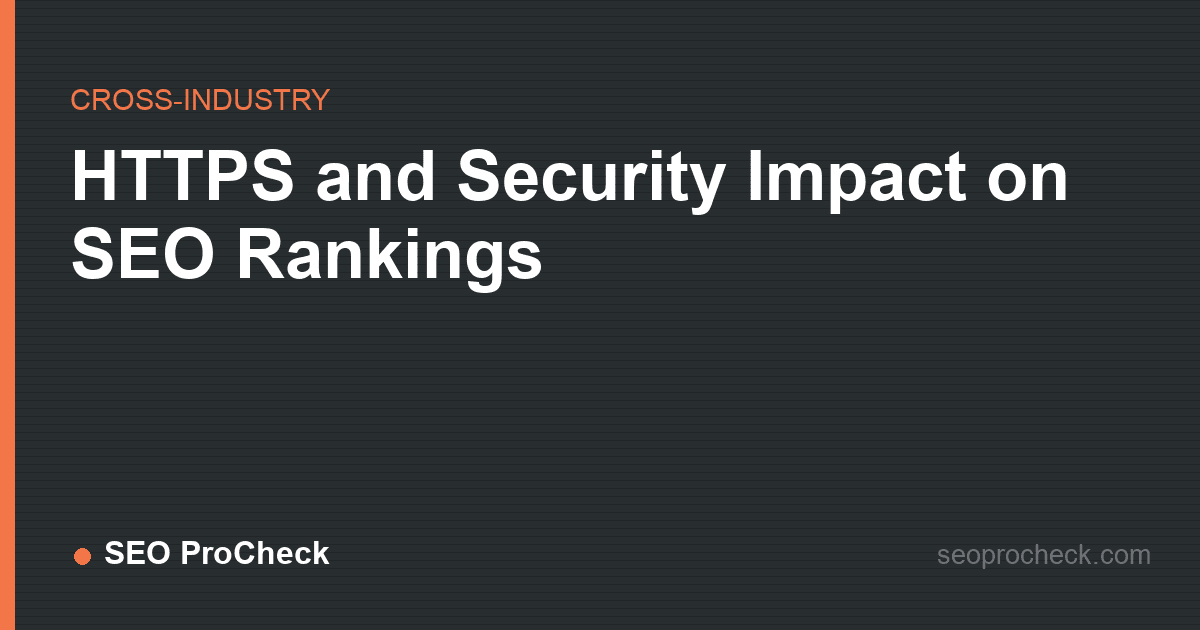 Https and security impact on seo rankings