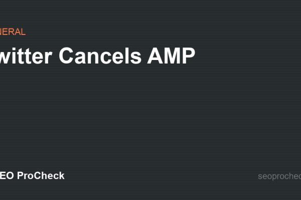 Twitter Cancels AMP