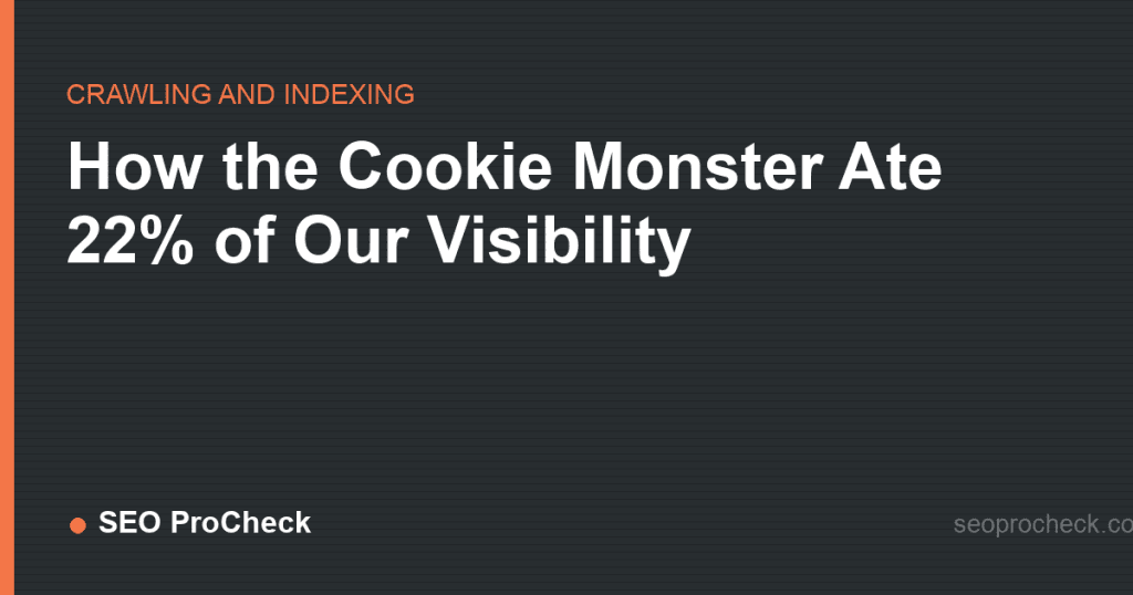 How the cookie monster ate 22% of our visibility 2 How the cookie monster ate 22% of our visibility