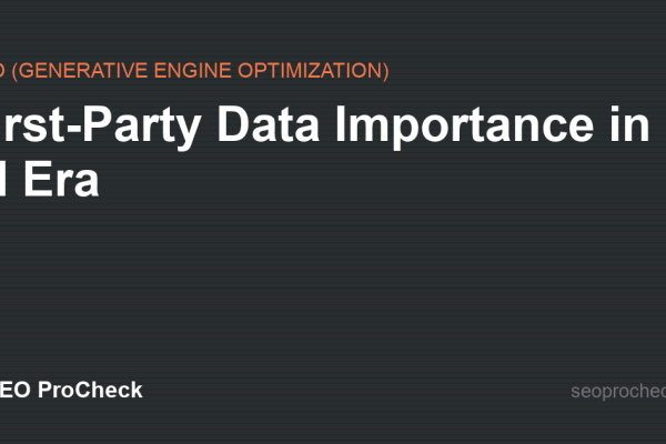 First-Party Data Importance in AI Era