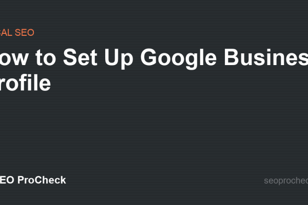 How to Set Up Google Business Profile