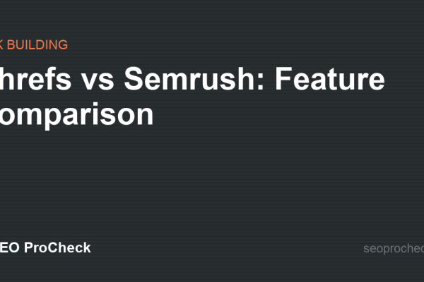 Ahrefs vs Semrush: Feature Comparison