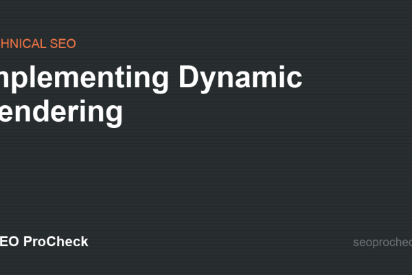 Implementing Dynamic Rendering