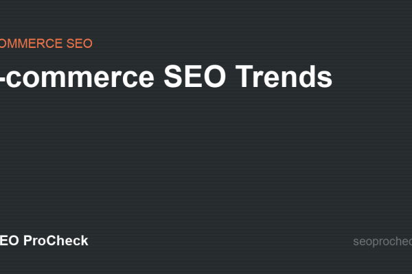 E-commerce SEO Trends