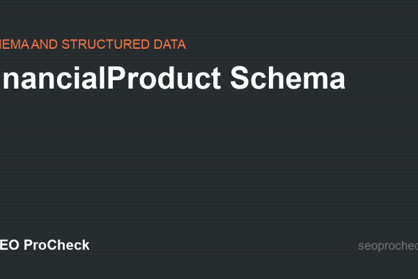 FinancialProduct Schema