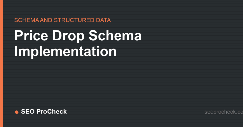 Price drop schema implementation 2 Price drop schema implementation