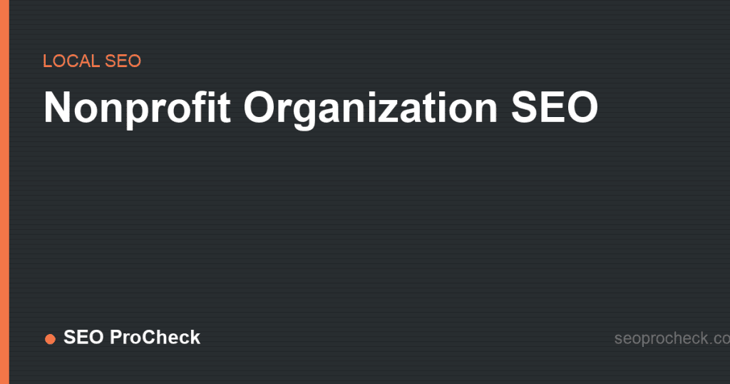 Nonprofit organization seo 2 Nonprofit organization seo