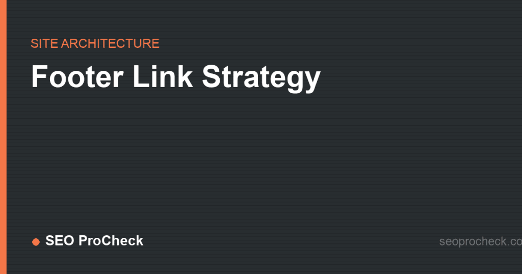 Footer link strategy 2 Footer link strategy