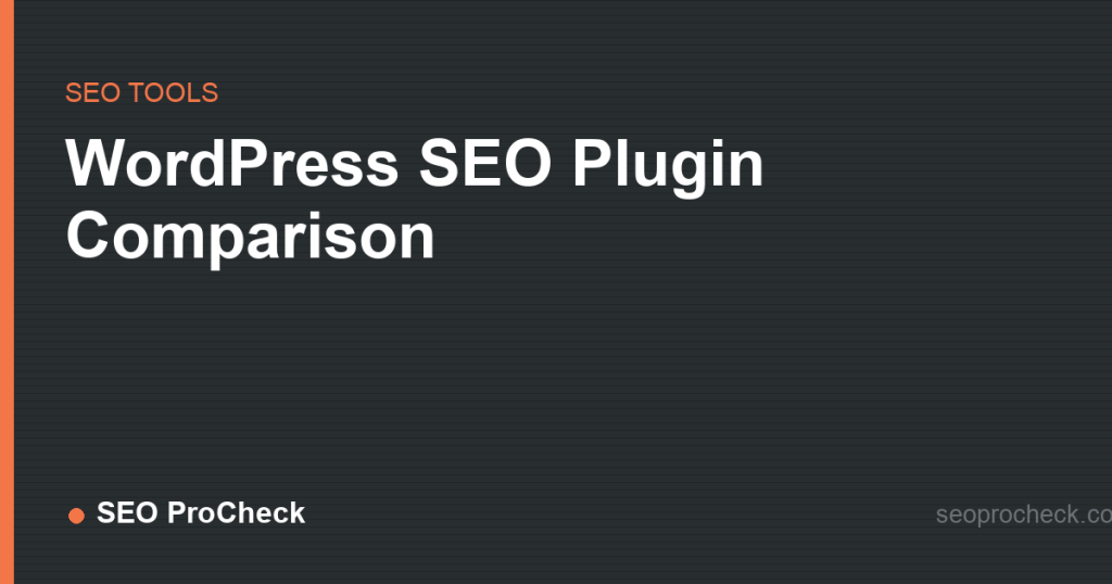 Wordpress seo plugin comparison 2 Wordpress seo plugin comparison