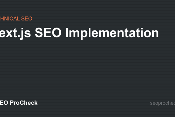 Next.js SEO Implementation