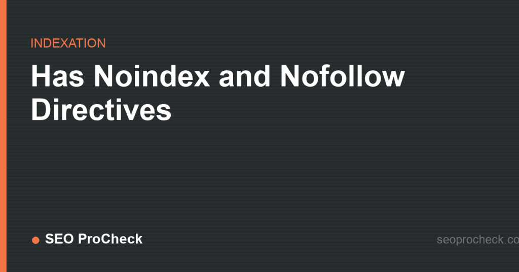 Noindex and nofollow together: when it is right and when it hurts 2 Noindex and nofollow together: when it is right and when it hurts