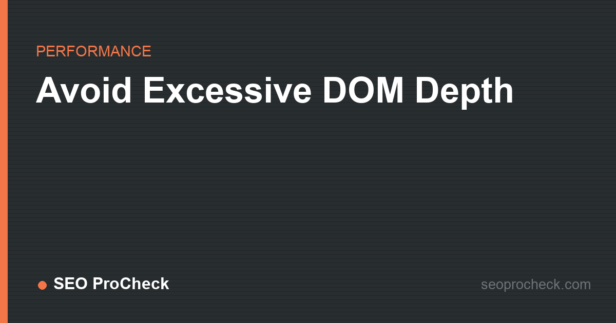 Avoid excessive dom depth