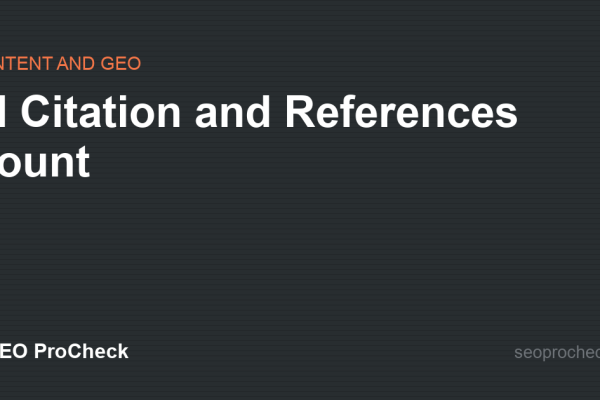 AI Citation and References Count