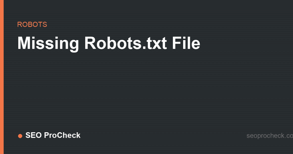 Missing robots. Txt file 2 Missing robots. Txt file