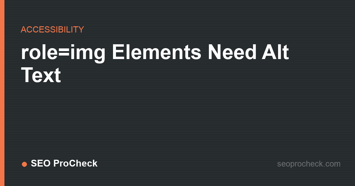 Role=img elements need alt text