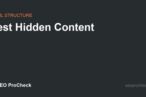 Test Hidden Content