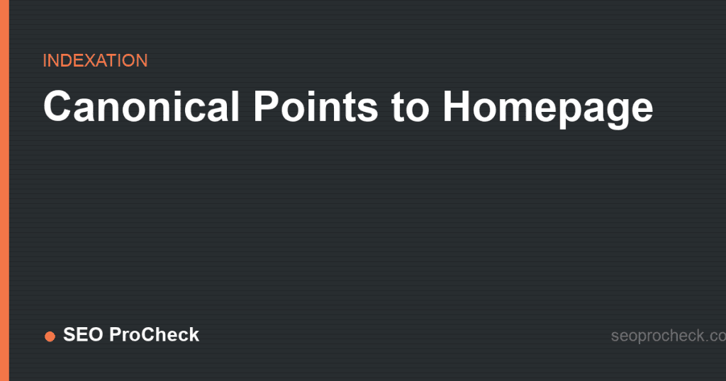 Canonical points to homepage: how to fix it 2 Canonical points to homepage: how to fix it