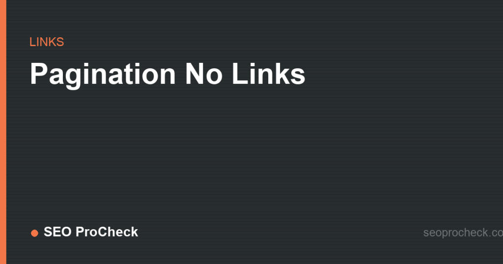 Pagination no links 2 Pagination no links