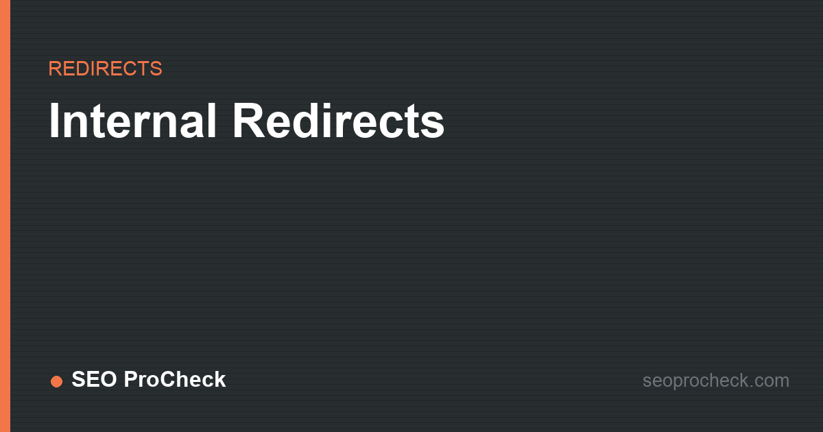 Internal redirects