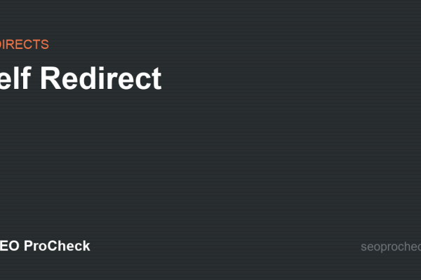 Self Redirect