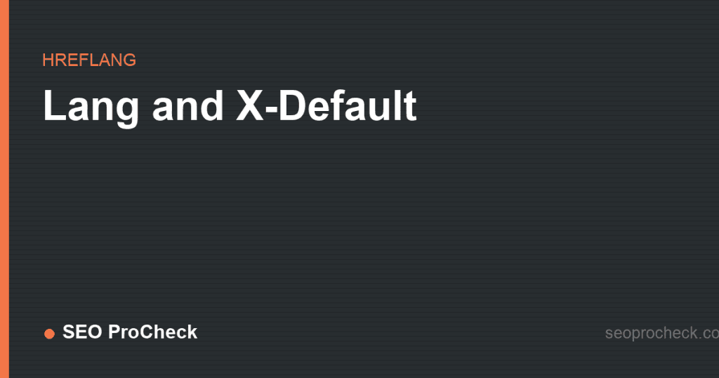 Lang and x-default 2 Lang and x-default