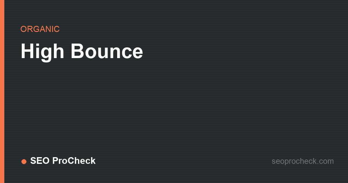 High bounce
