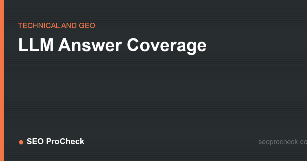 Llm answer coverage 2 Llm answer coverage