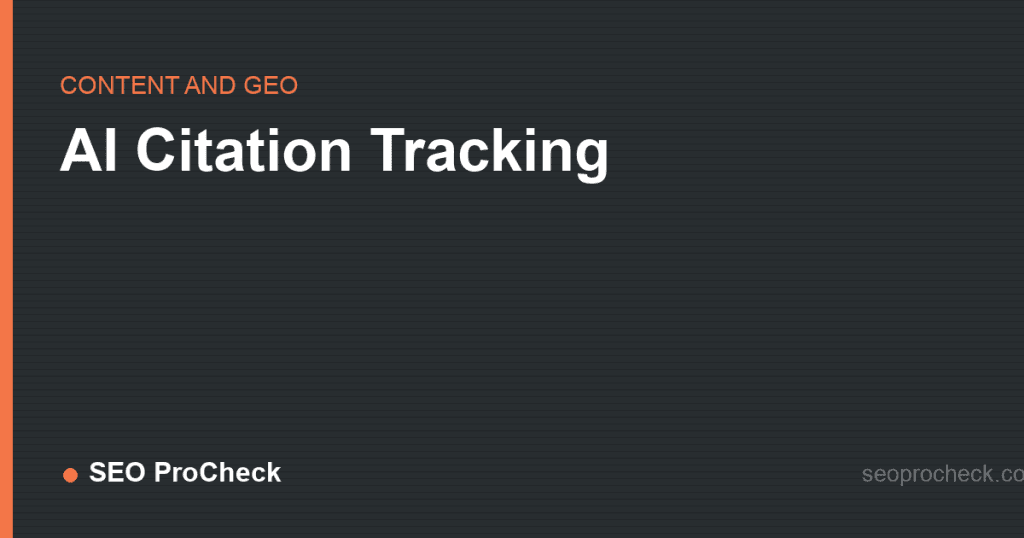 Ai citation tracking 2 Ai citation tracking