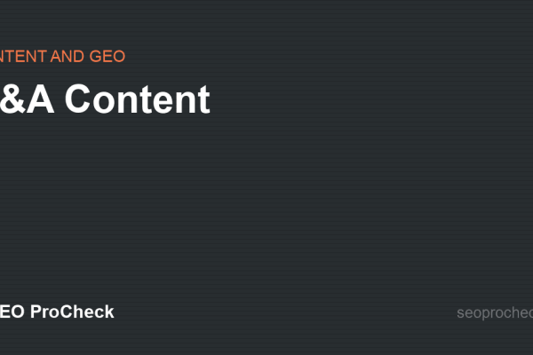 Q&A Content