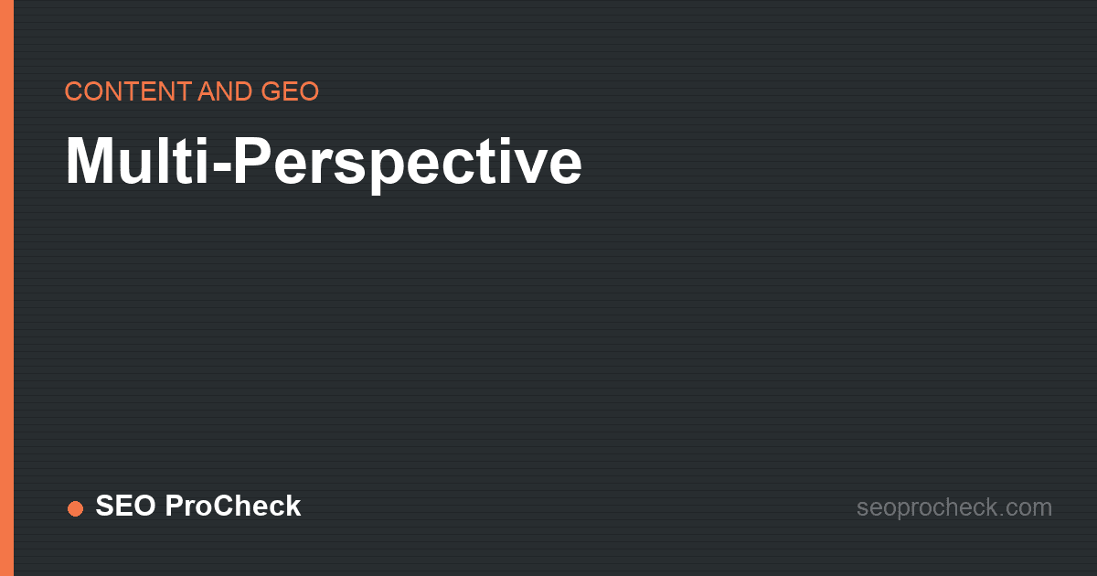Multi-perspective