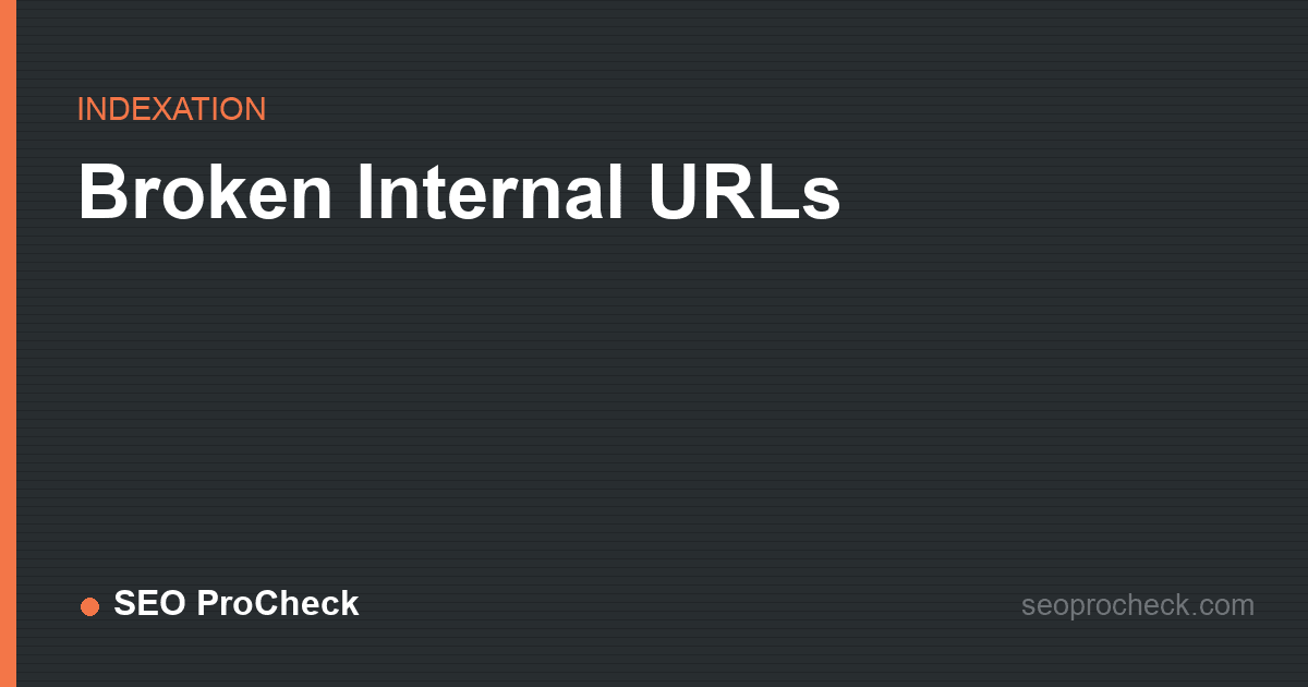 Broken internal urls