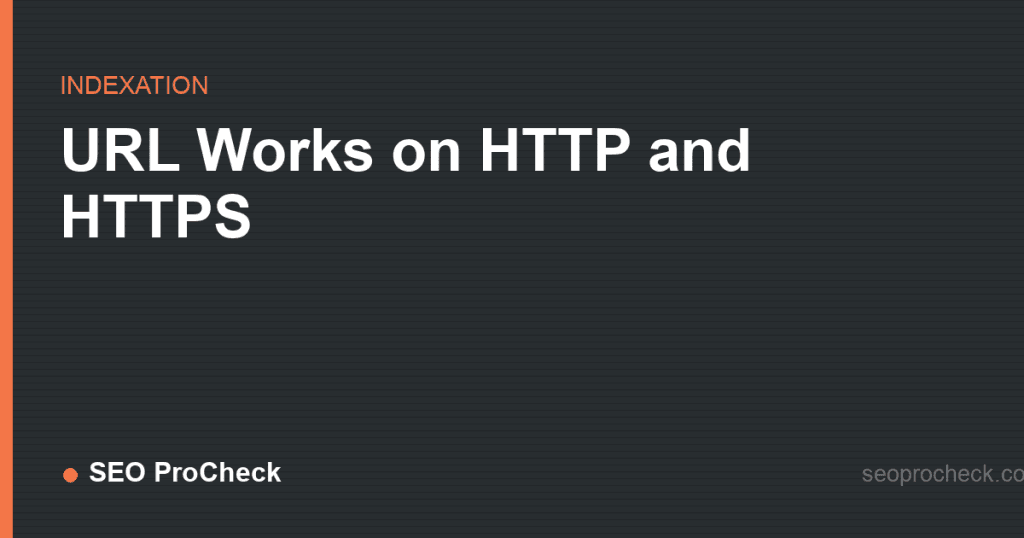 Url works on http and https: how to close the protocol split 2 Url works on http and https: how to close the protocol split