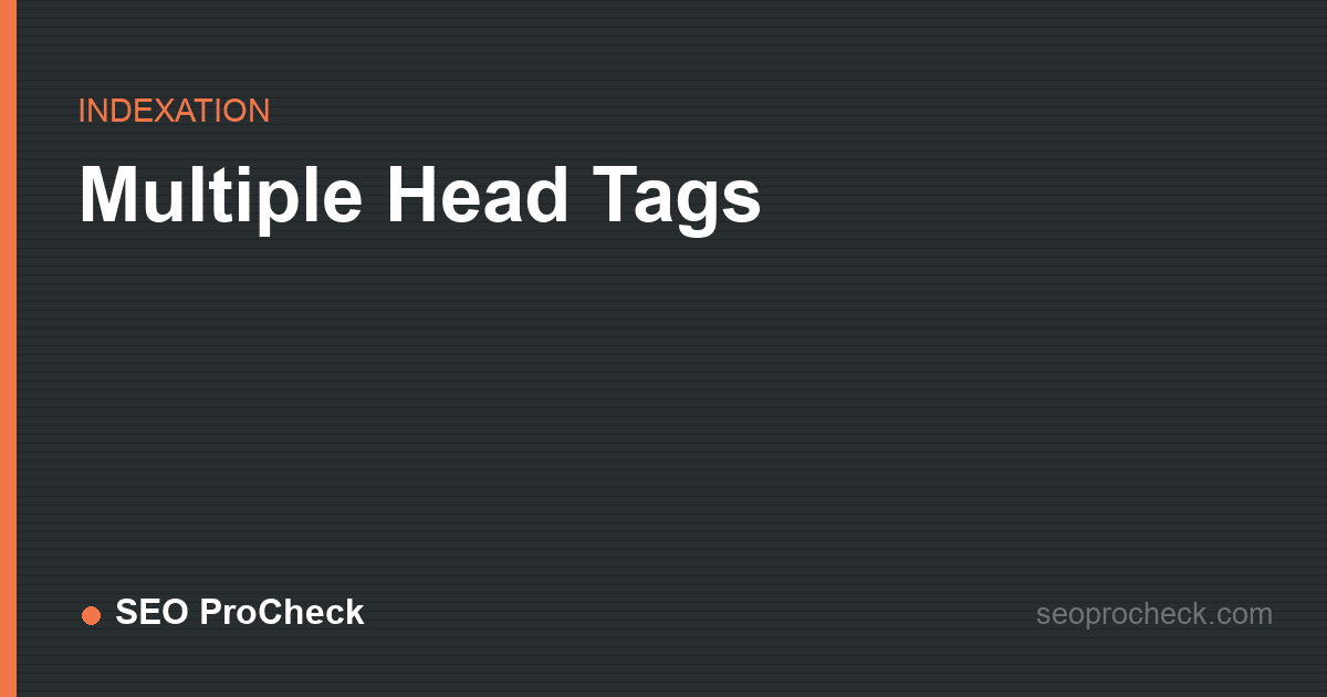 Multiple head tags