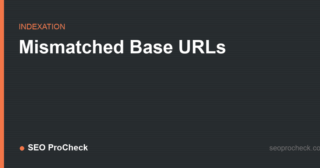 Mismatched base urls 2 Mismatched base urls