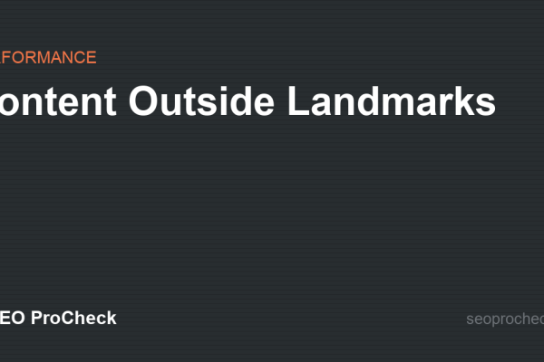 Content Outside Landmarks