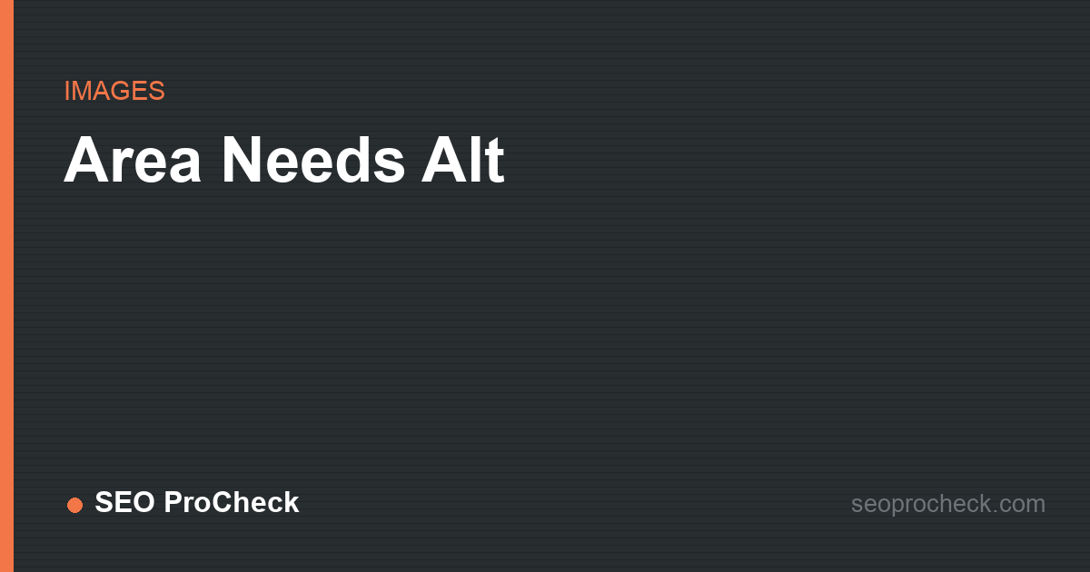 Area needs alt