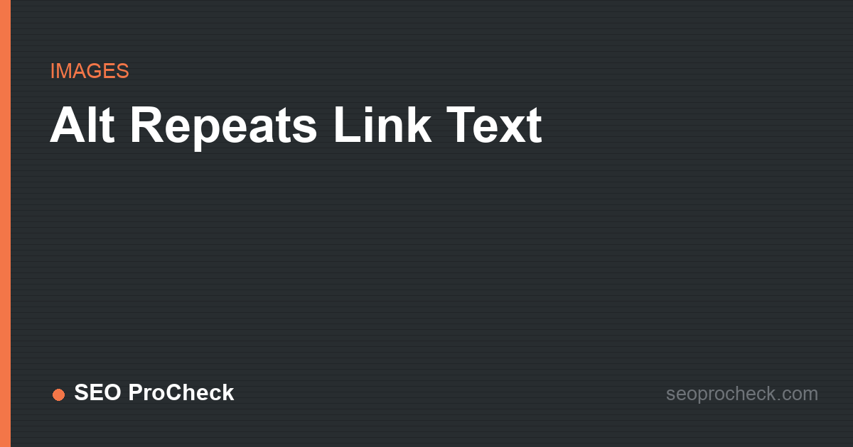 Alt repeats link text