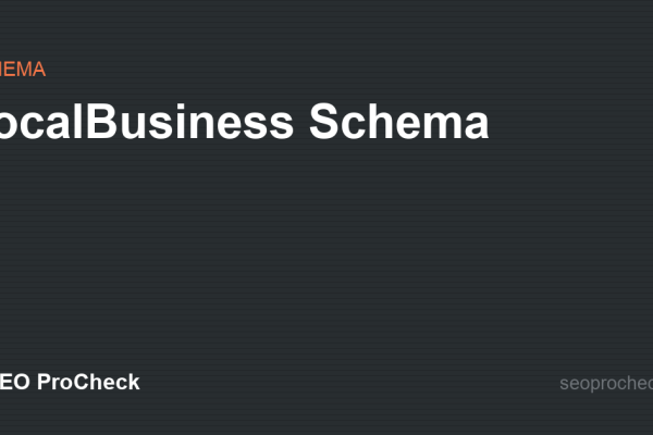 LocalBusiness Schema